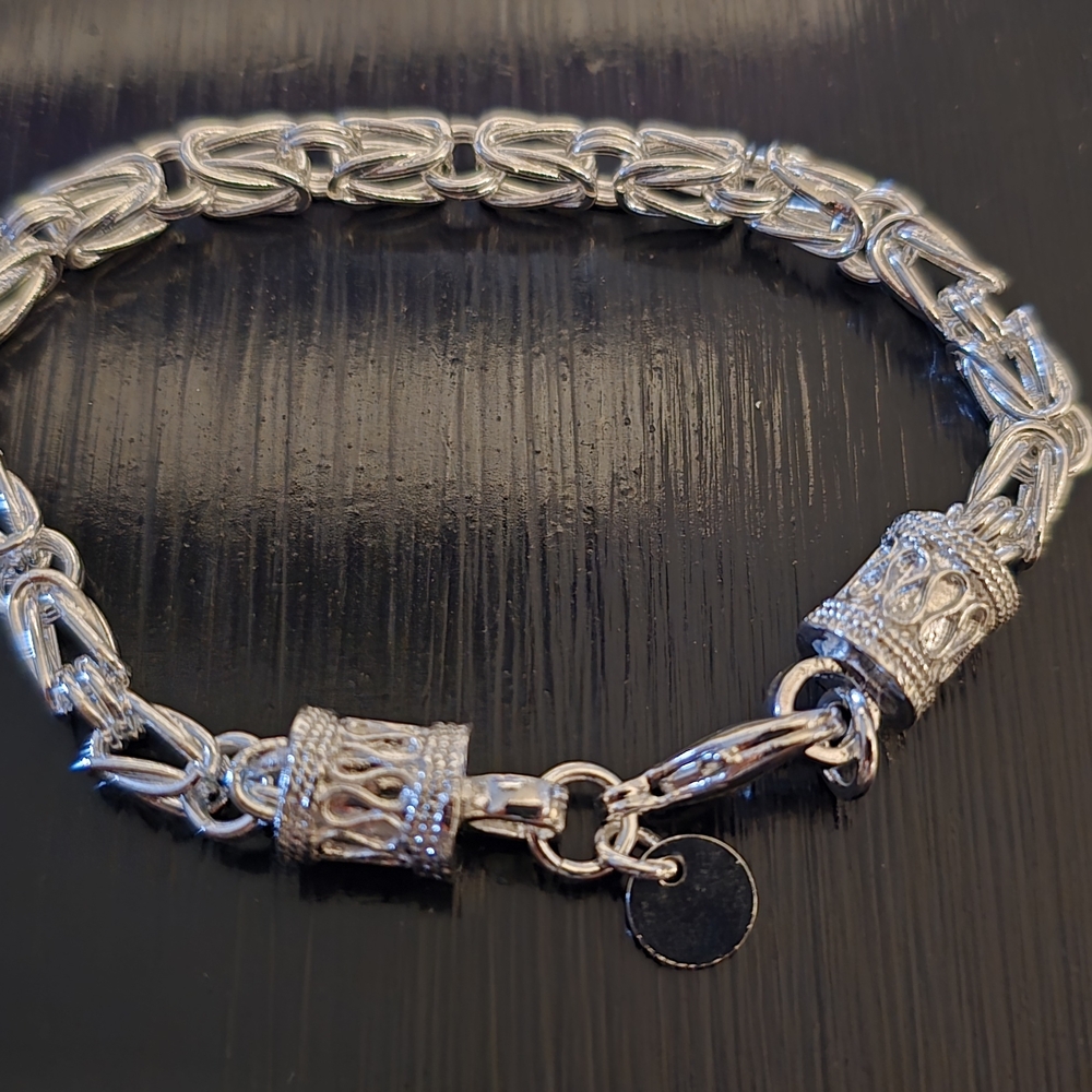 Silver Byzantine Bracelet